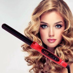 ISA Professional Hair Curler 1 inch Barrel Titanium Ceramic Curling Iron 170-450